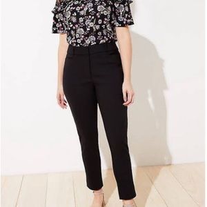 Loft Curvy High Waist Skinny Ankle Length Pants